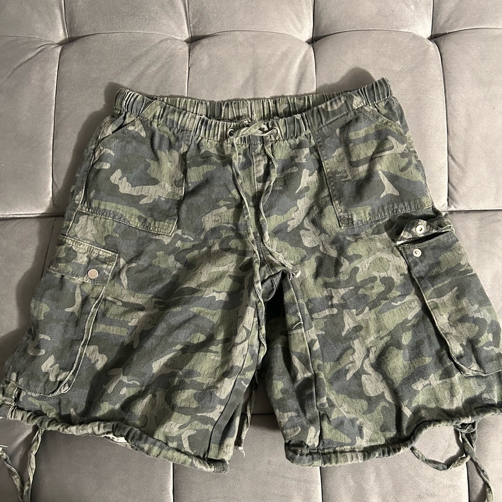 Camouflage Cargo Shorts